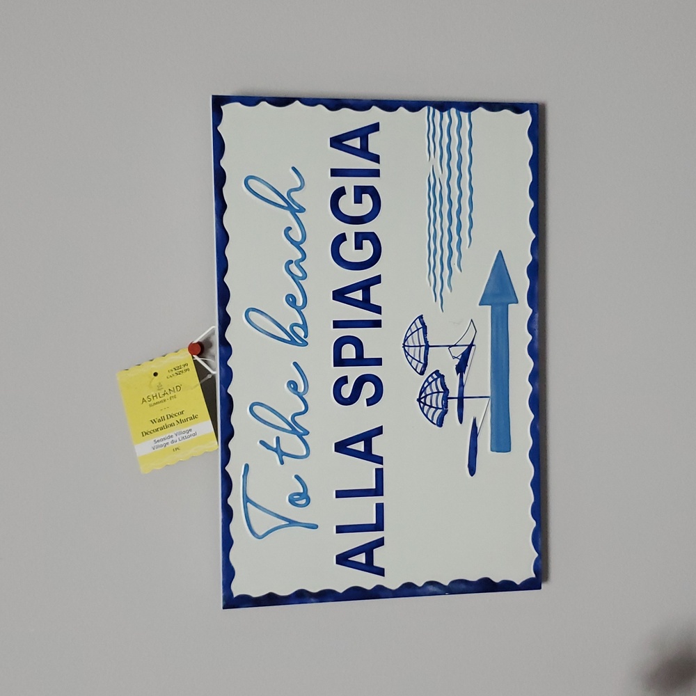 To The Beach Wall Decor